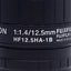 Used Fujinon HF12.5HA-1B Machine Vision Lens 12.5mm FL, 2/3" Format, C-Mount