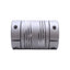 Used Helical DSAC150-16-12 Flexible Aluminum Coupling 1/2in to 3/8in Bore, 1-1/2in OD