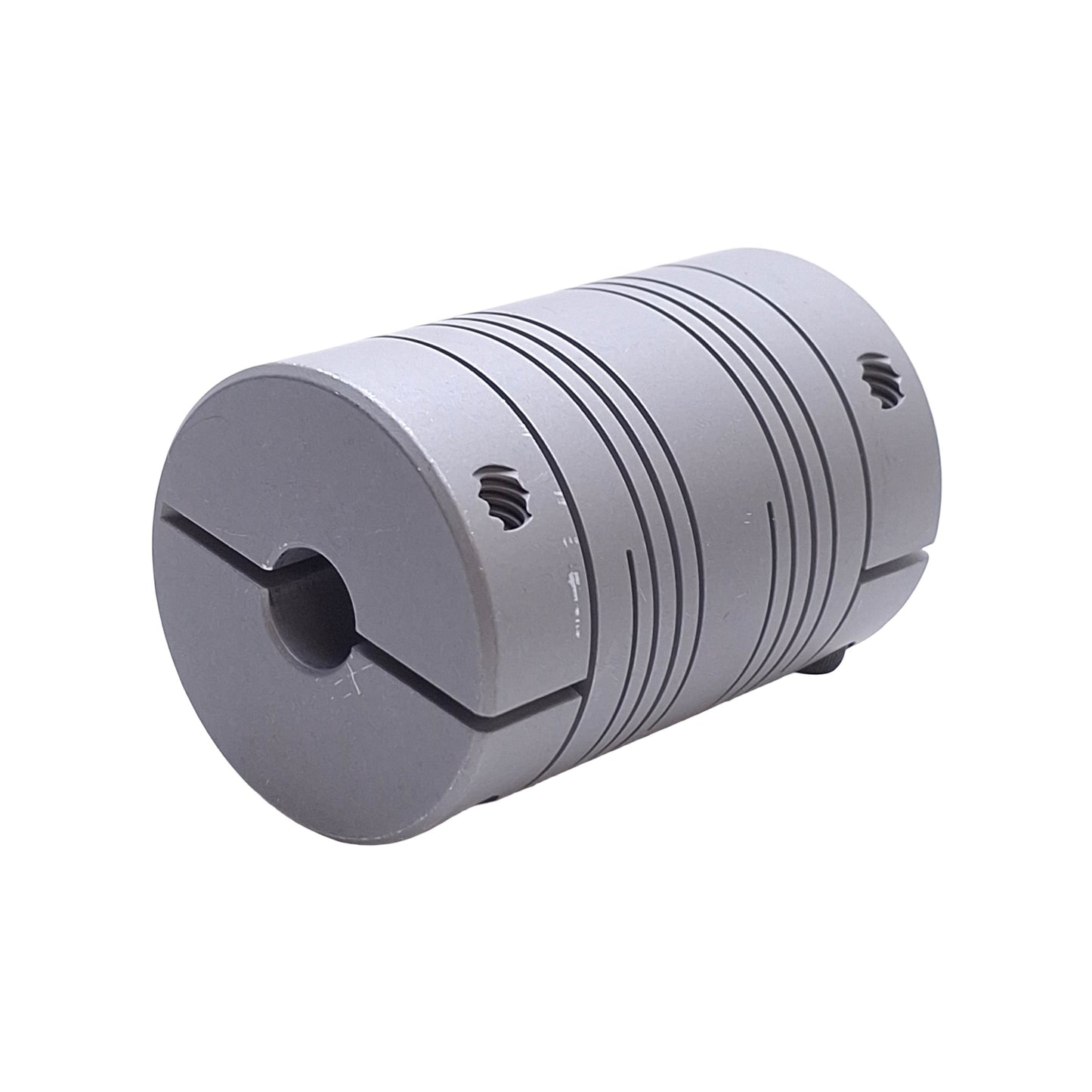 Used Helical DSAC150-16-12 Flexible Aluminum Coupling 1/2in to 3/8in Bore, 1-1/2in OD