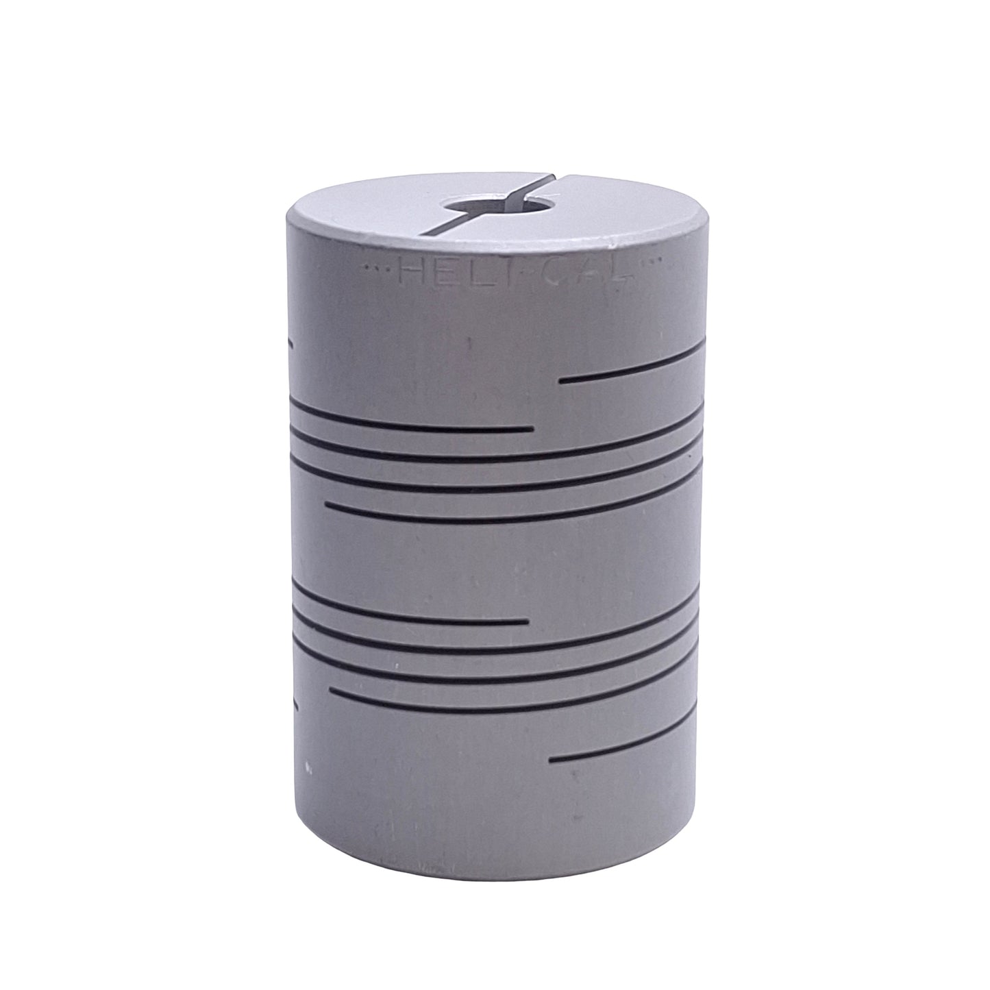 Used Helical DSAC150-16-12 Flexible Aluminum Coupling 1/2in to 3/8in Bore, 1-1/2in OD