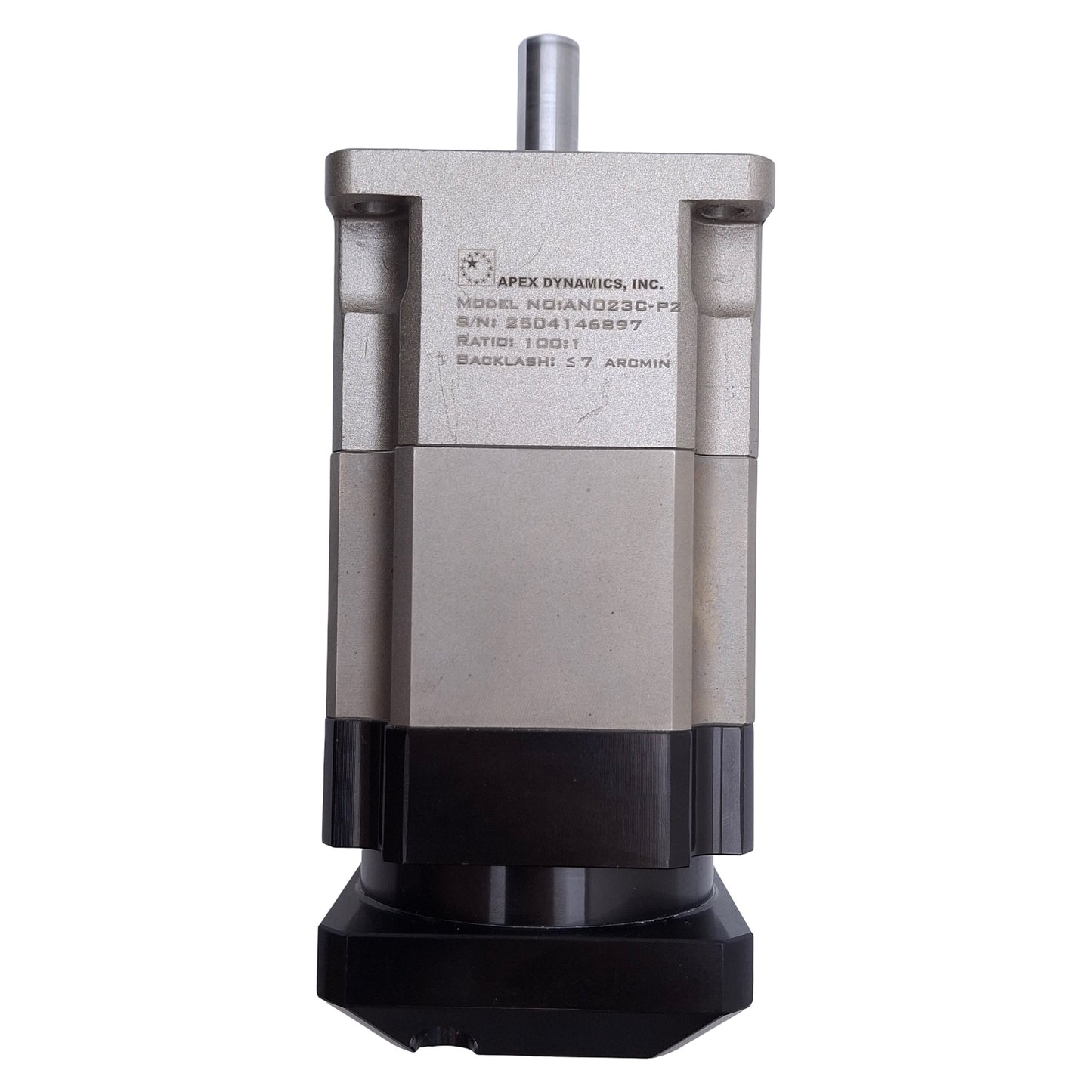 Used Apex Dynamics AN023C-P2 High Precision Planetary Gearbox 100:1 Ratio, ø3/8"