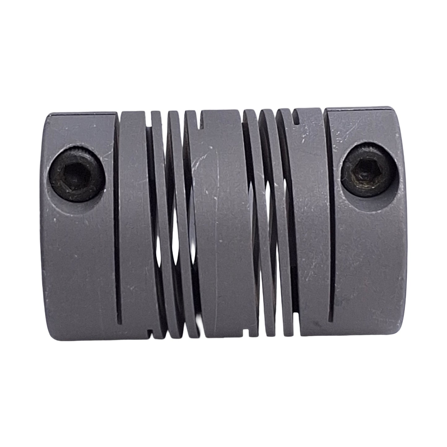 Used Helical DSAC100-12-12 Flexible Aluminum Coupling, 3/8in Bore, 1in Outer Diameter