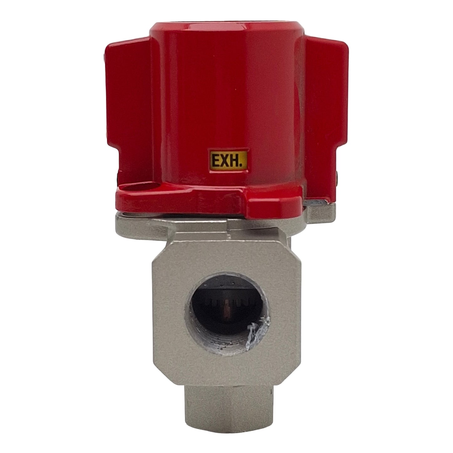 Used SMC VHS40-N04-Z Lockout Hand Valve, 3-Port, 1/2in NPT x 3/8in NPT, 15-150psi