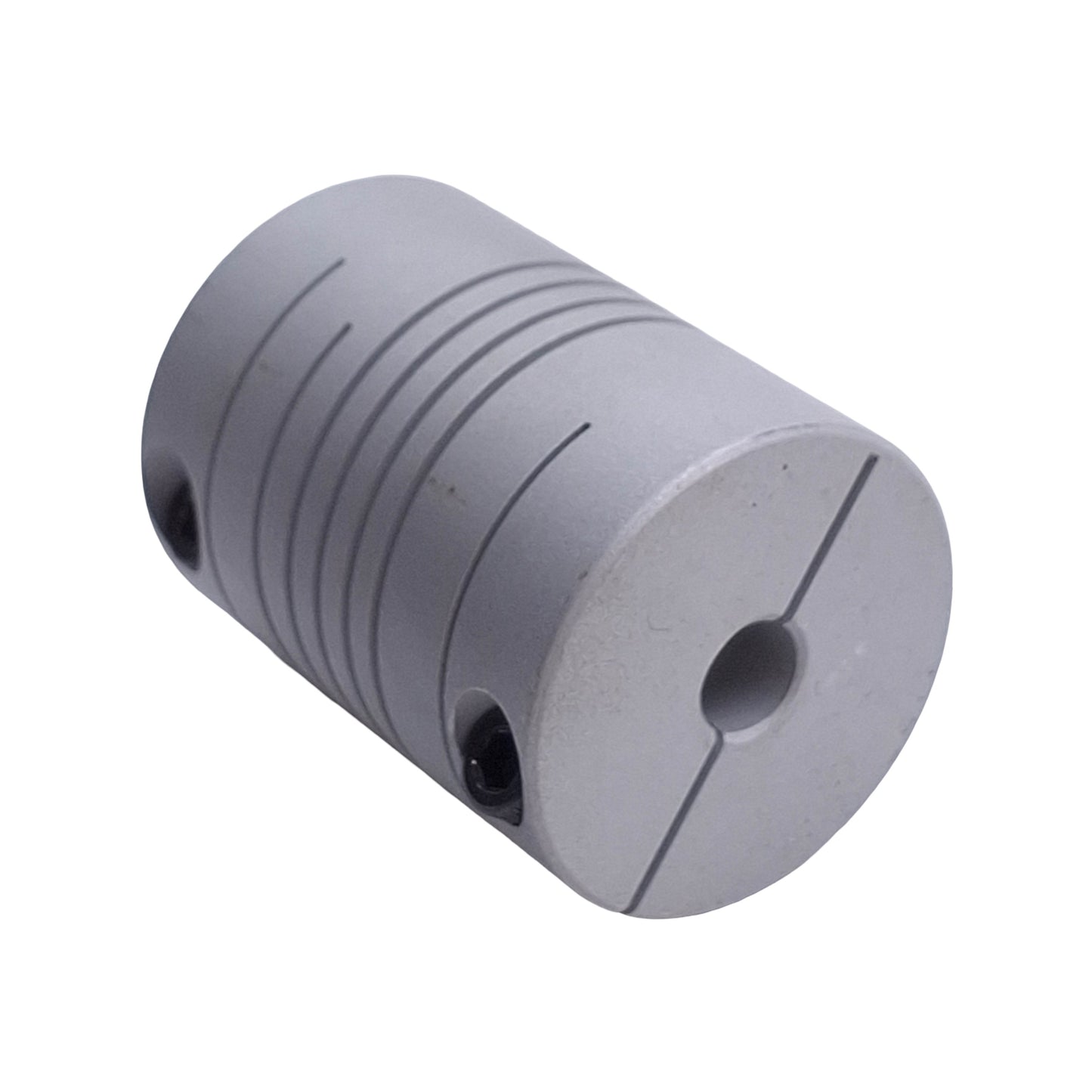 Used Helical ACR112-12MM-8 Flexible Aluminum Coupling, 12mm & 1/4in Bore, 1-1/8in OD