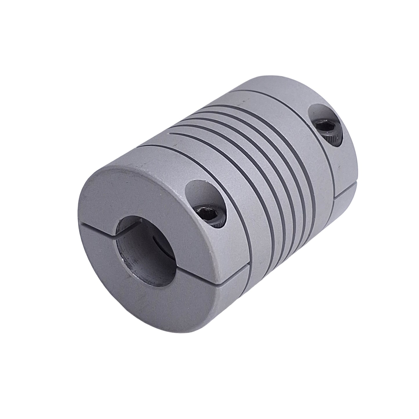 Used Helical ACR112-12MM-8 Flexible Aluminum Coupling, 12mm & 1/4in Bore, 1-1/8in OD