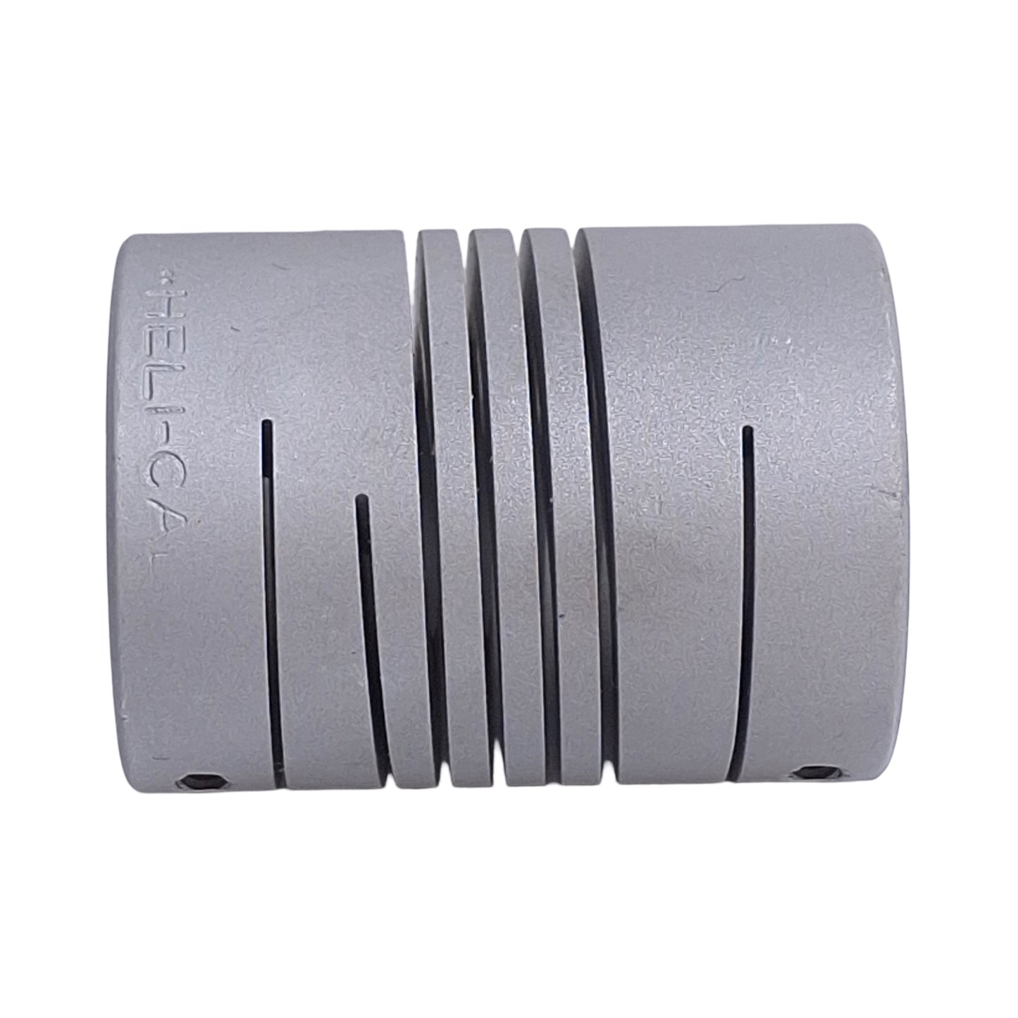 Used Helical ACR112-12MM-8 Flexible Aluminum Coupling, 12mm & 1/4in Bore, 1-1/8in OD
