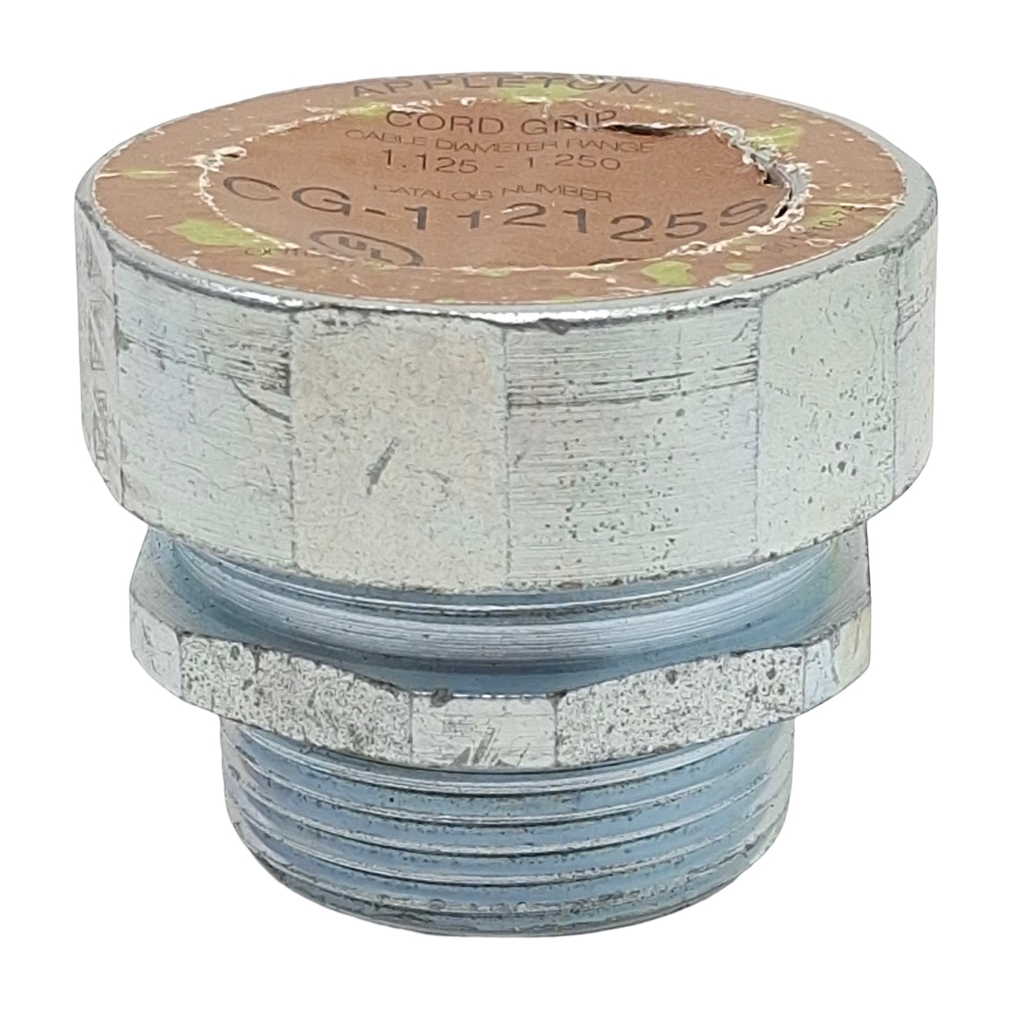 New Appleton CG-112125S Strain Relief Cord Grip, ø1.125in-1.250in, 1-1/4in NPT
