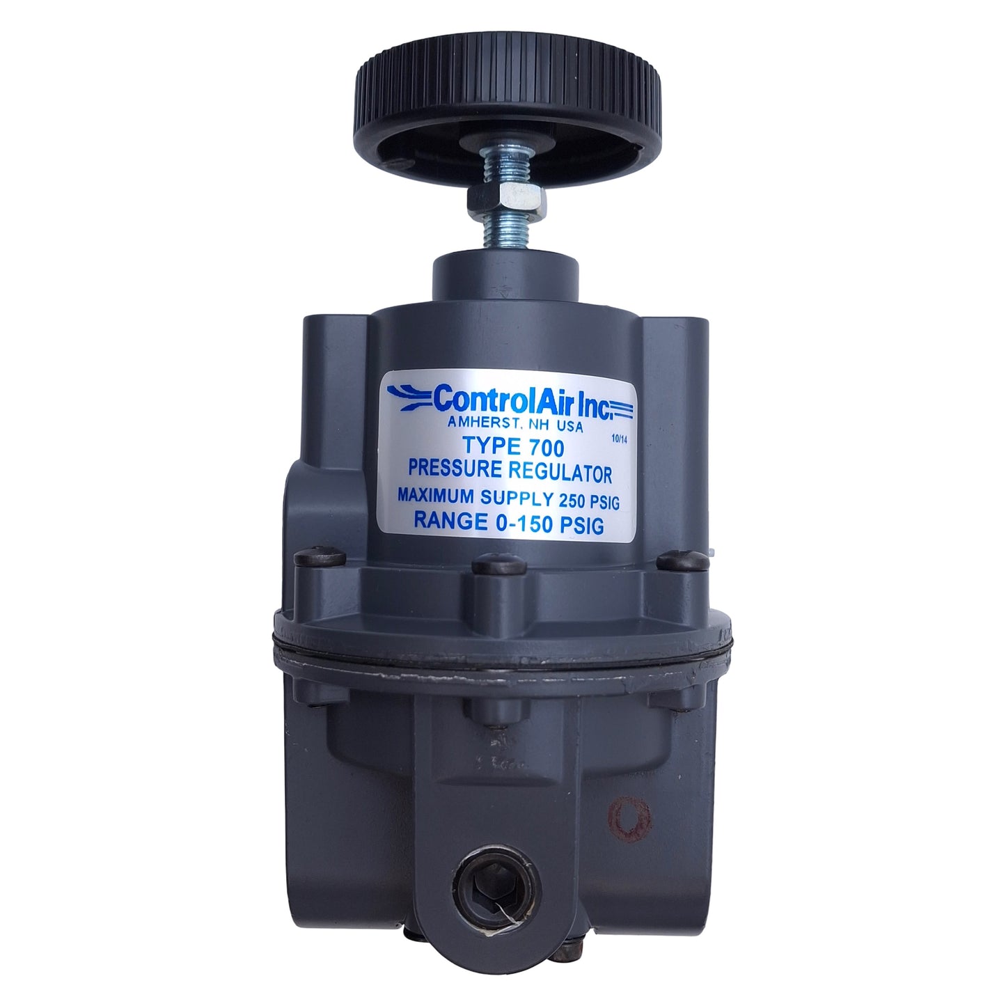Used ControlAir 700-BF Type 700 Pressure Regulator 0-150psi Output, 1/4" NPT Ports