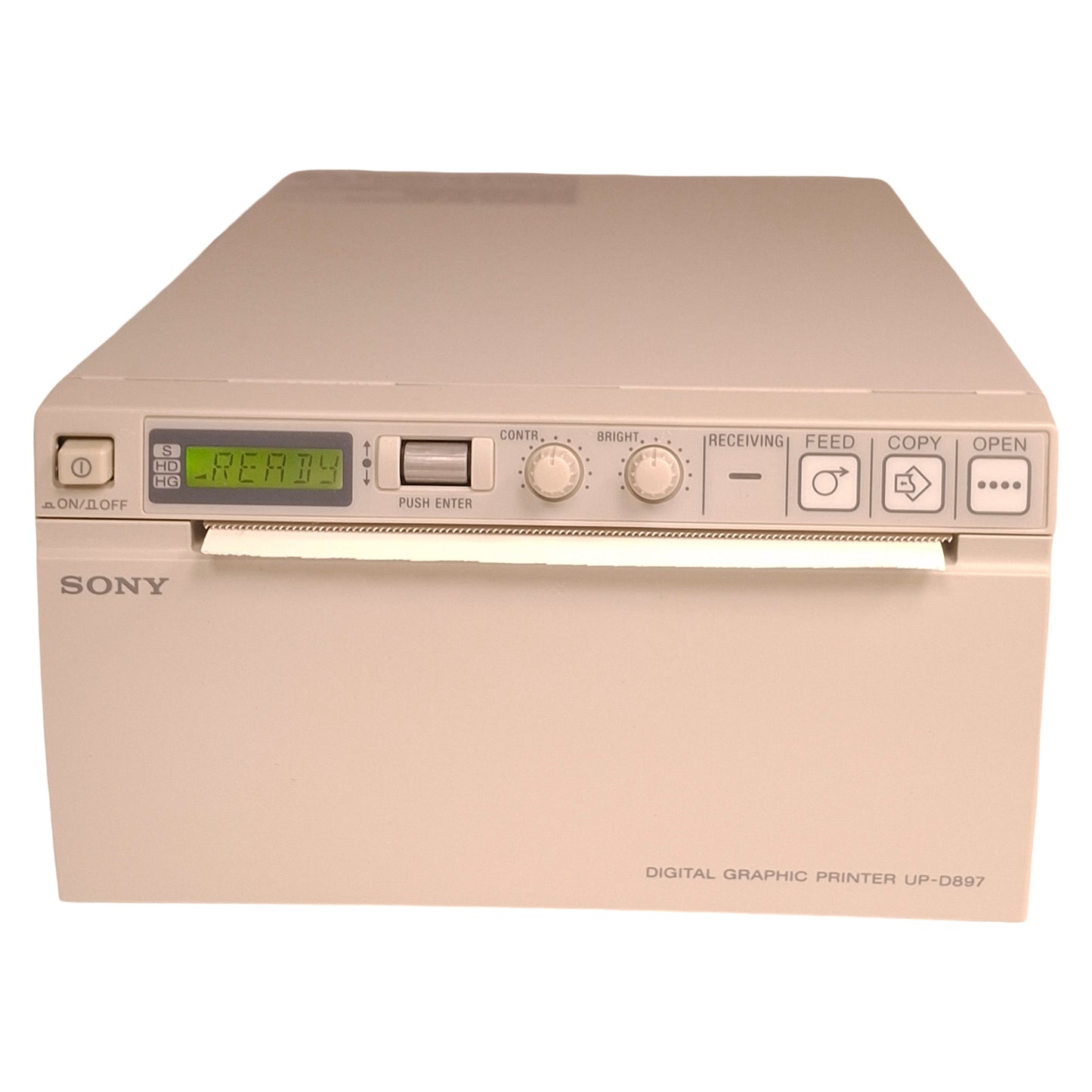 Used Sony UP-D897 Compact Digital A6 Monochrome Graphic Printer, USB-B, 120-240VAC