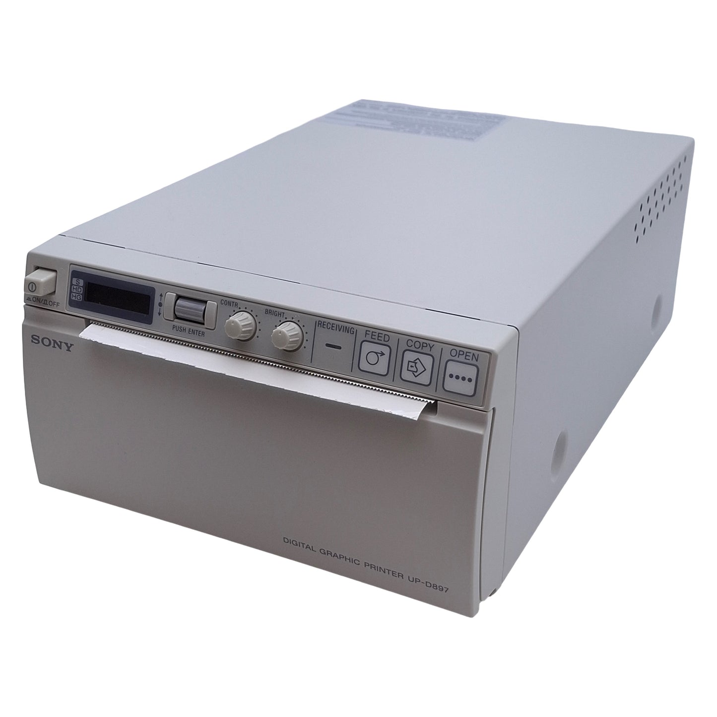 Used Sony UP-D897 Compact Digital A6 Monochrome Graphic Printer, USB-B, 120-240VAC