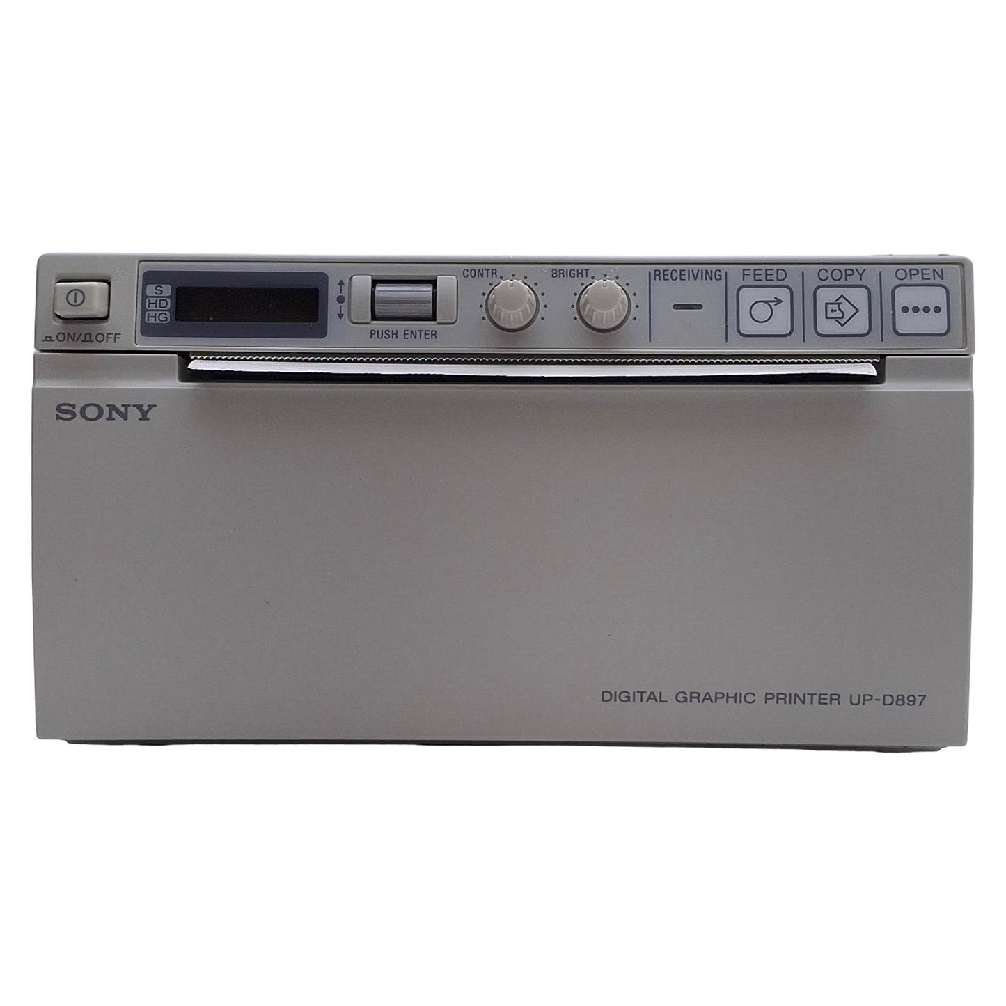 Used Sony UP-D897 Compact Digital A6 Monochrome Graphic Printer, USB-B, 120-240VAC