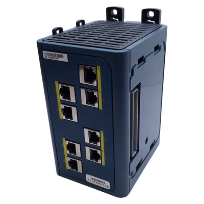 Used Cisco IEM-3000-8TM Expansion Module (8x) Ethernet 10/100 RJ45 Port, DIN Rail