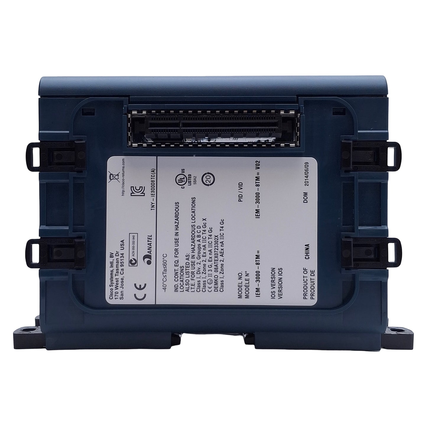 Used Cisco IEM-3000-8TM Expansion Module (8x) Ethernet 10/100 RJ45 Port, DIN Rail