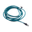Used Cognex 849016001 PLC Ethernet Cable, M12 8-Pin Male To RJ45 Male, 5m Length