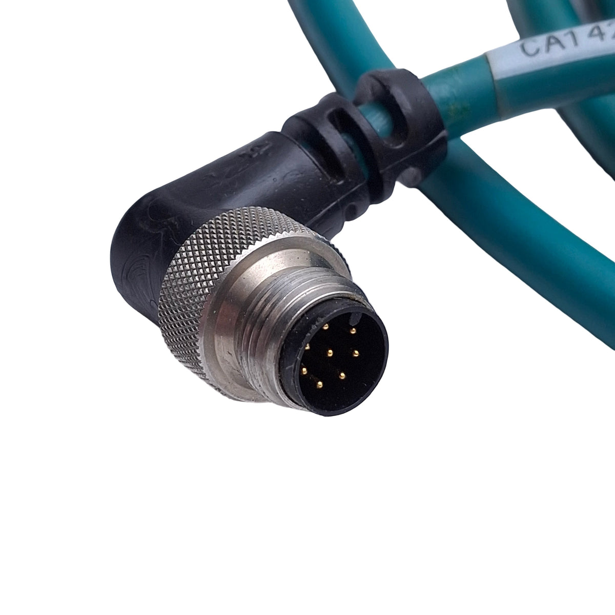 Used Cognex 849016001 PLC Ethernet Cable, M12 8-Pin Male To RJ45 Male, 5m Length