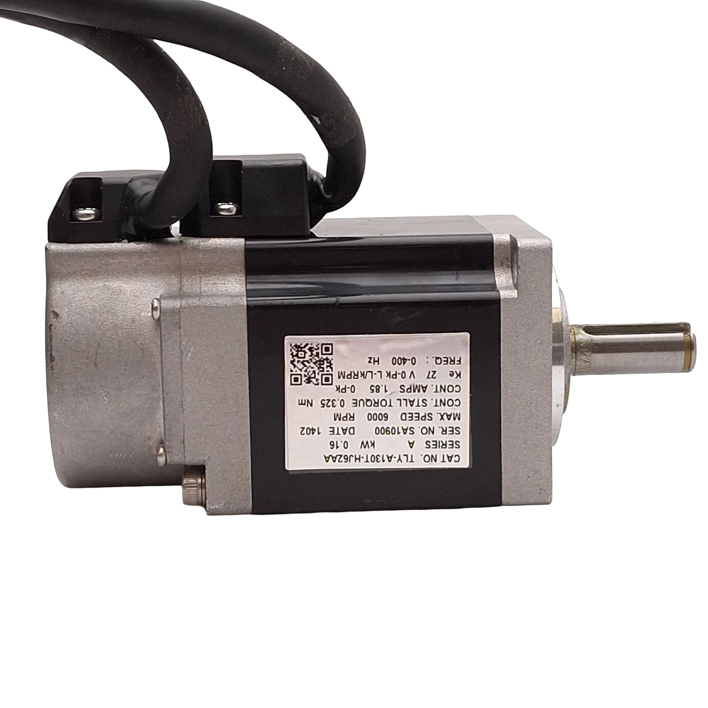 Used Allen Bradley TLY-A130T-HJ62AA Servo Motor, 0.16kW, 3Ø 230VAC 1.55A, 40mm Flange
