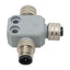 New – Open box Molex 84586-0017 Industrial Tee-Splitter Connector, 5-Pin M12 Male/Female, 4A