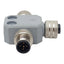 New – Open box Molex 84586-0017 Industrial Tee-Splitter Connector, 5-Pin M12 Male/Female, 4A