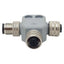 New – Open box Molex 84586-0017 Industrial Tee-Splitter Connector, 5-Pin M12 Male/Female, 4A