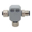 New – Open box Molex 84586-0017 Industrial Tee-Splitter Connector, 5-Pin M12 Male/Female, 4A