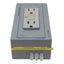 Used Hubbell DRUBGFI15AC DIN Rail Utility Box w/ Outlet, 2-Pole, 3-Wire, 15A 125VAC