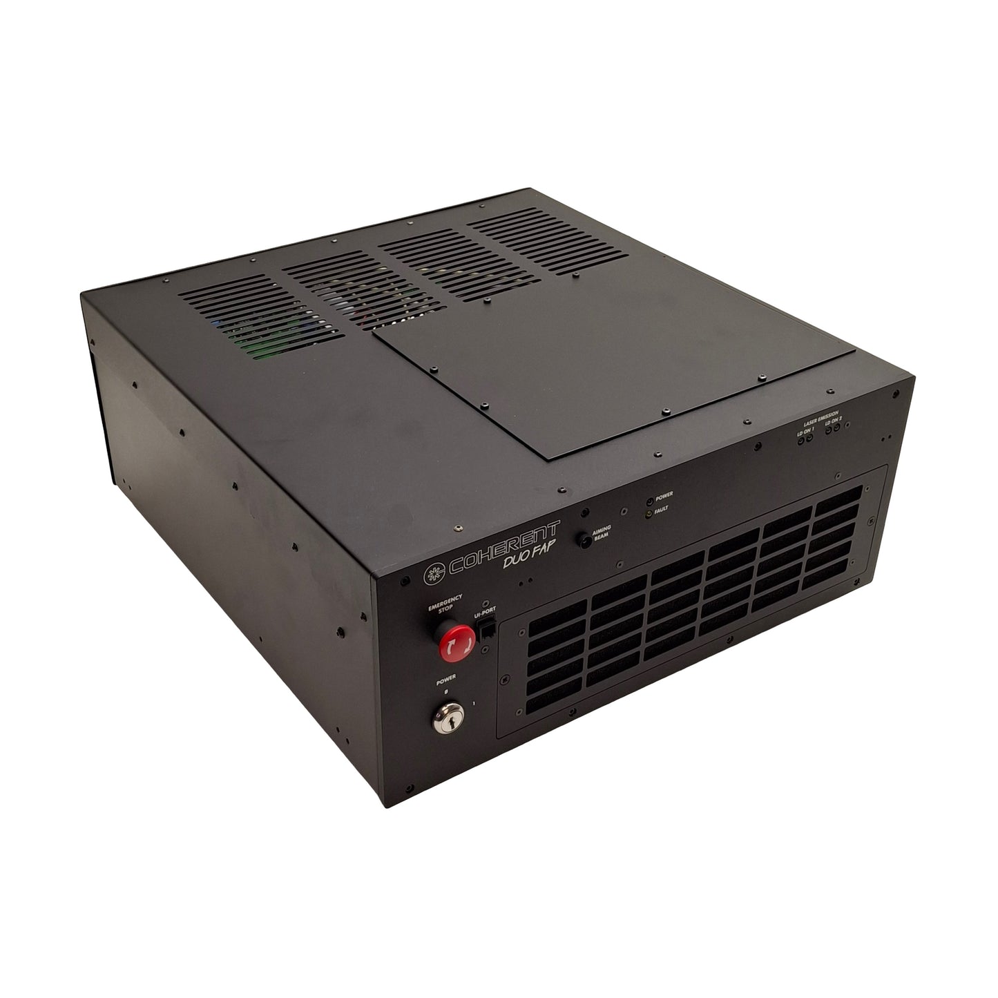 Seller refurbished Coherent Duo FAP Dual Fiber Optic Diode Laser System 2x 30W @ 800nm 115/230VAC