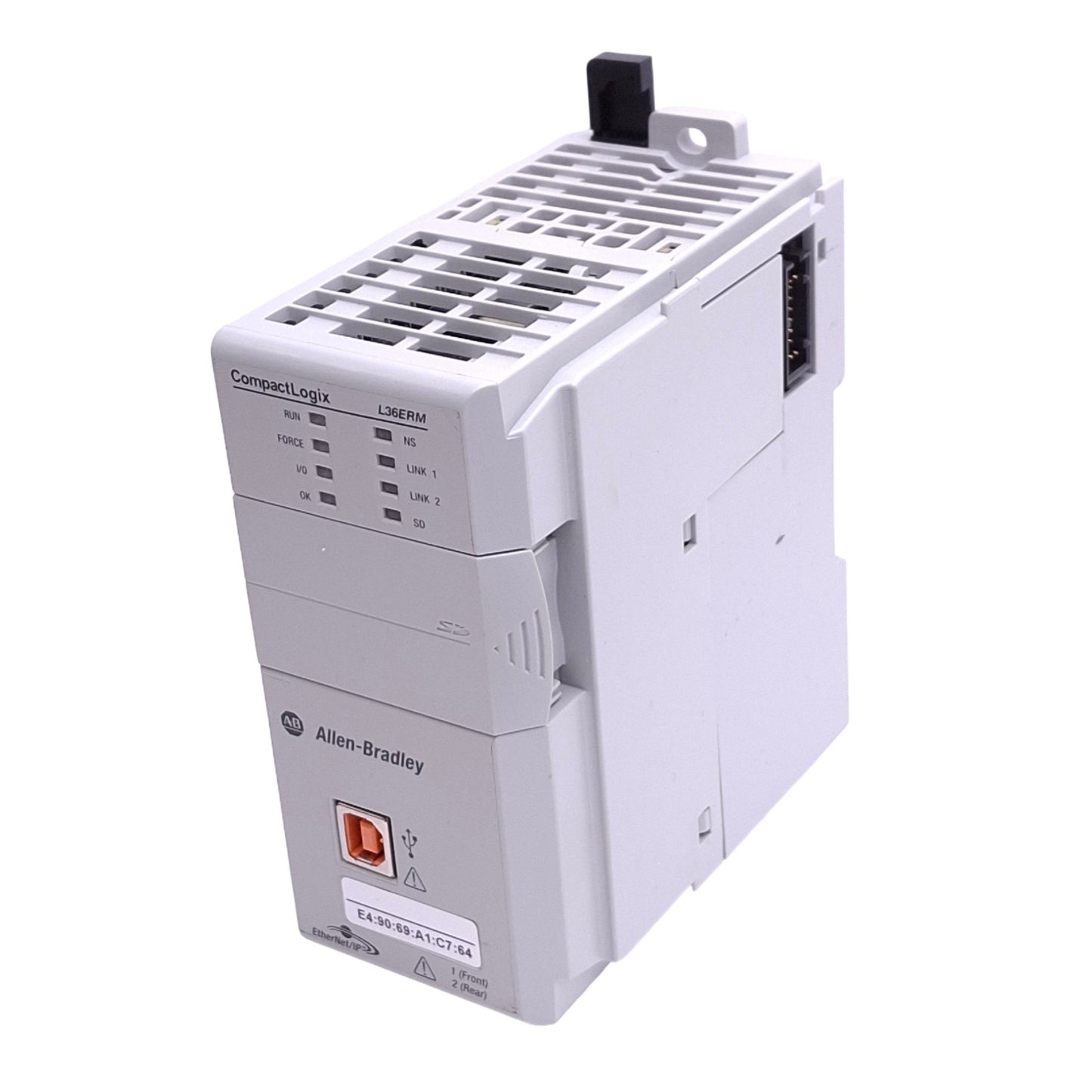 Used Allen Bradley 1769-L36ERM CompactLogix Motion Controller, EtherNet/IP, 24VDC