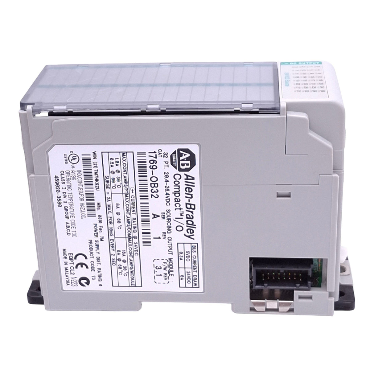 Used Allen Bradley 1769-OB32 CompactLogix Sourcing Output Module, 32-Point, 24VDC
