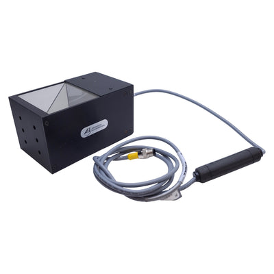 Used Advanced Illumination DL37100-625ICD-M12 Low Power Red Coaxial Light, 24VDC