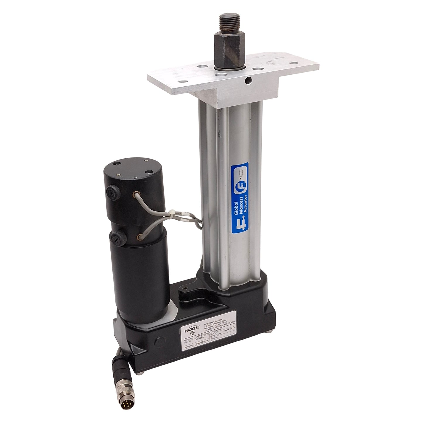 Used Fife GMA-D1-3-050.1-ISCT-KR Global Maxcess Actuator, 50mm Stroke, 24VDC 7.3A
