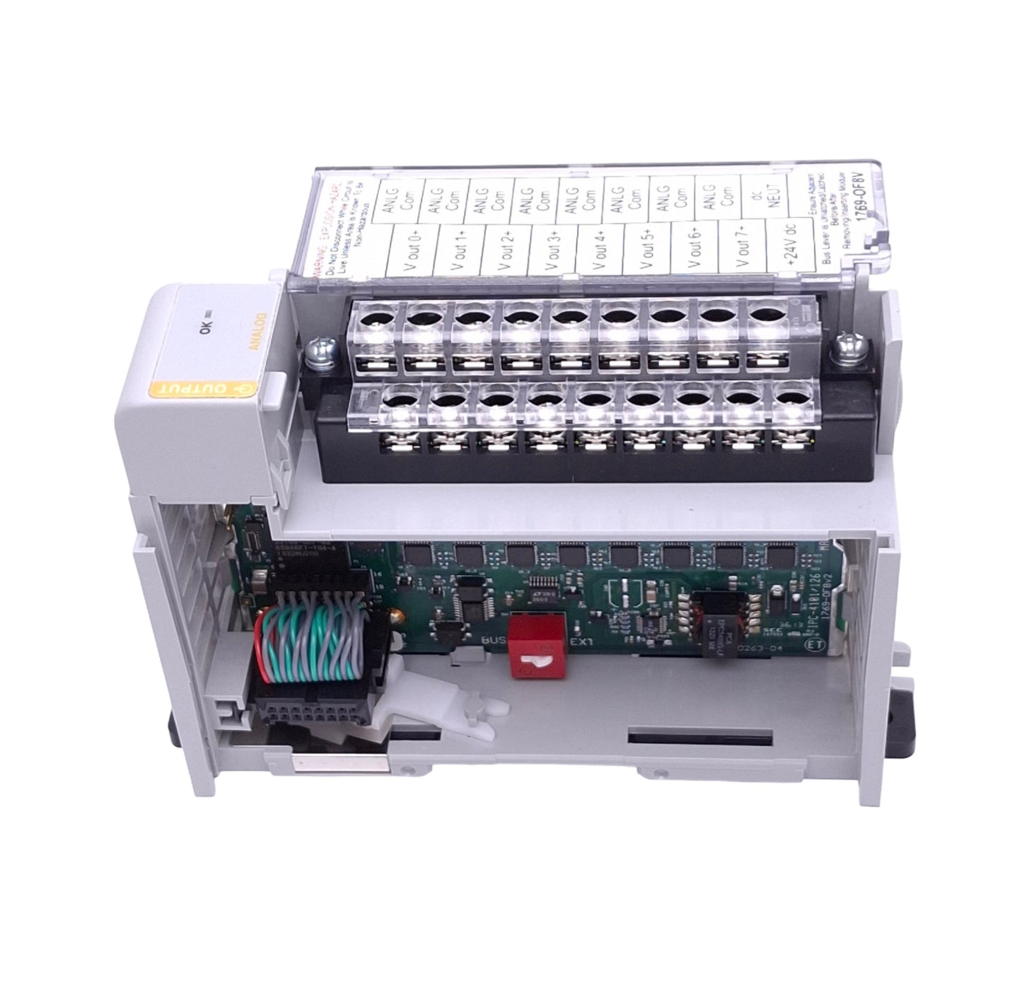 Used Allen Bradley 1769-OF8C CompactLogix Analog Output Module, 8-Channel, 24VDC