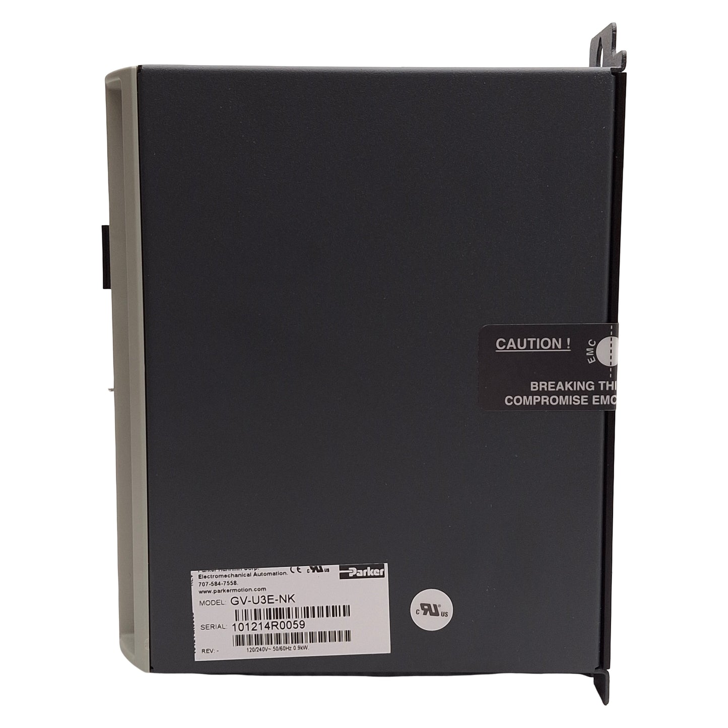 New Parker GV-U3E-NK Gemini Servo Motor Drive, 1-Axis, 170/340VDC 3A Bus, 120/240VAC