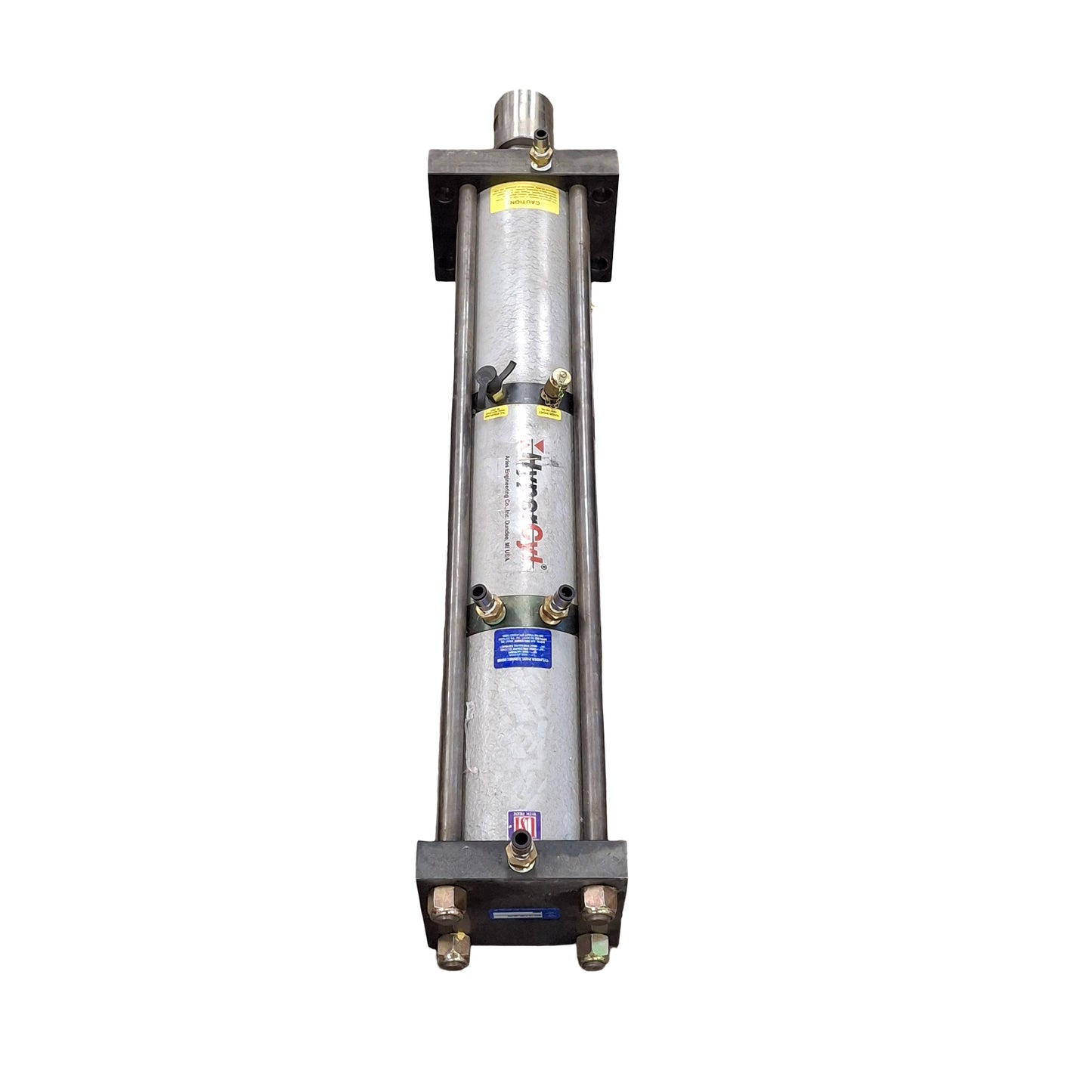 Used Hypercyl HPI-15-3.00-.25-FH In-Line Cylinder, 3in Stroke, 0.25in Power Stroke
