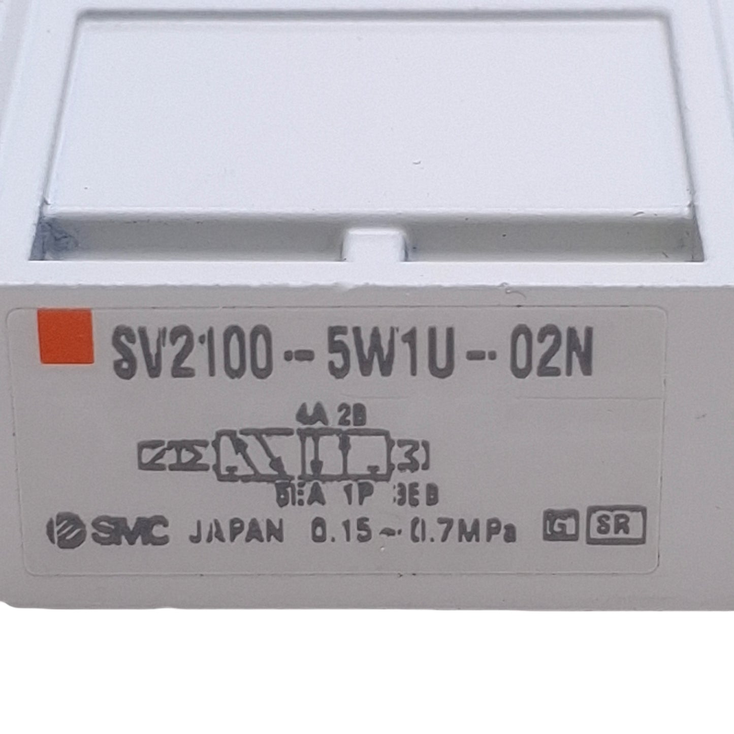 Used SMC SV2100-5W1U Solenoid Valve 2-Position 5-Port, 0.25-0.7MPa, 24VDC Coil