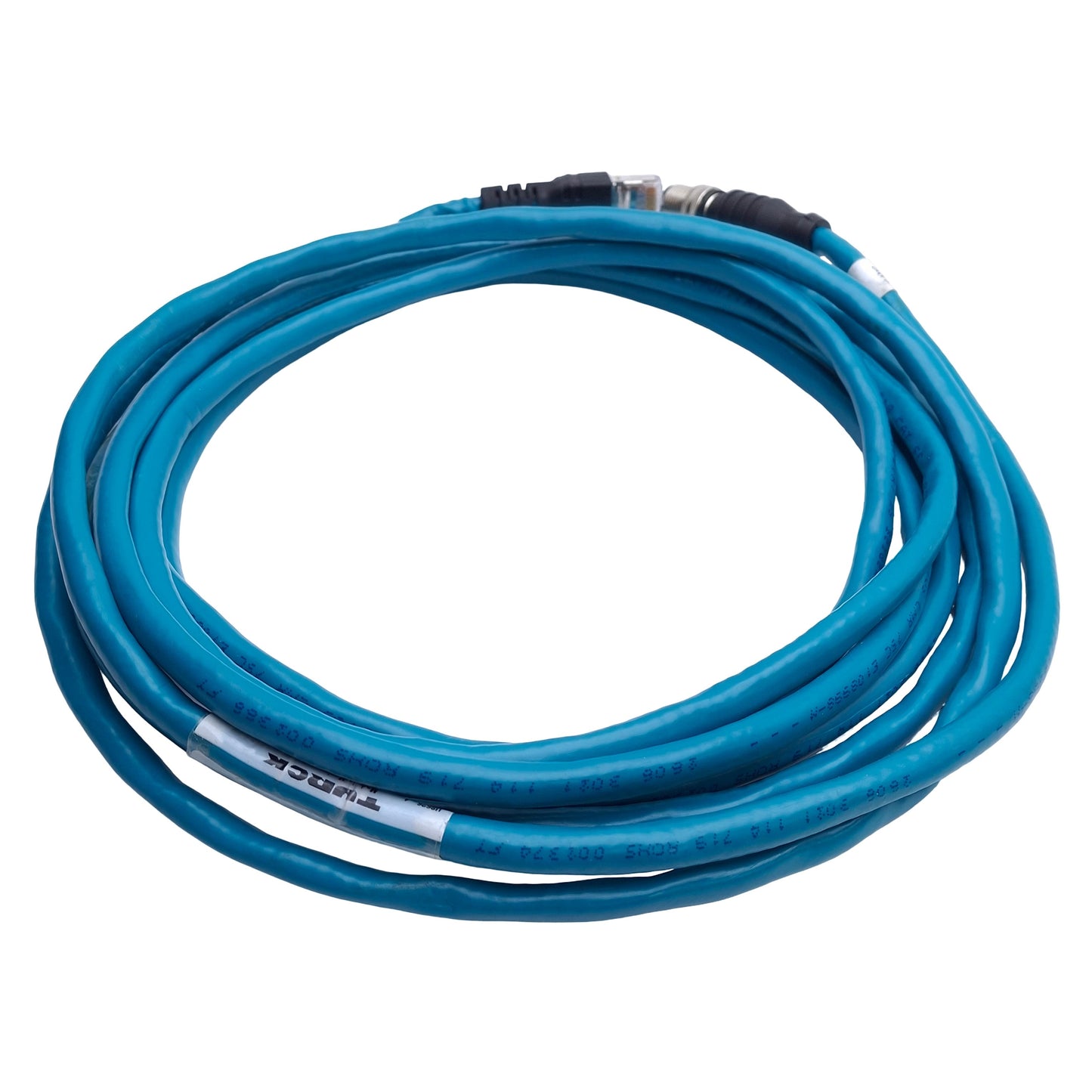 Used Turck RSS RJ45S 841-4M Industrial Ethernet Cable RJ45 to M12 8-Pin A-Coded