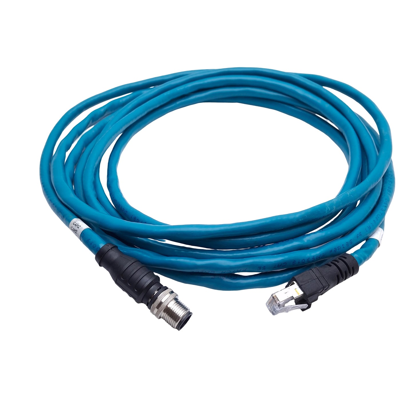 Used Turck RSS RJ45S 841-4M Industrial Ethernet Cable RJ45 to M12 8-Pin A-Coded