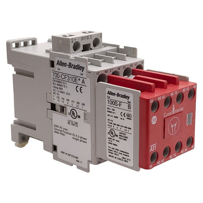 Used Allen Bradley 700S-CF620EJC Guardmaster Safety Control Relay 6NO+2NC, 24VDC Coil