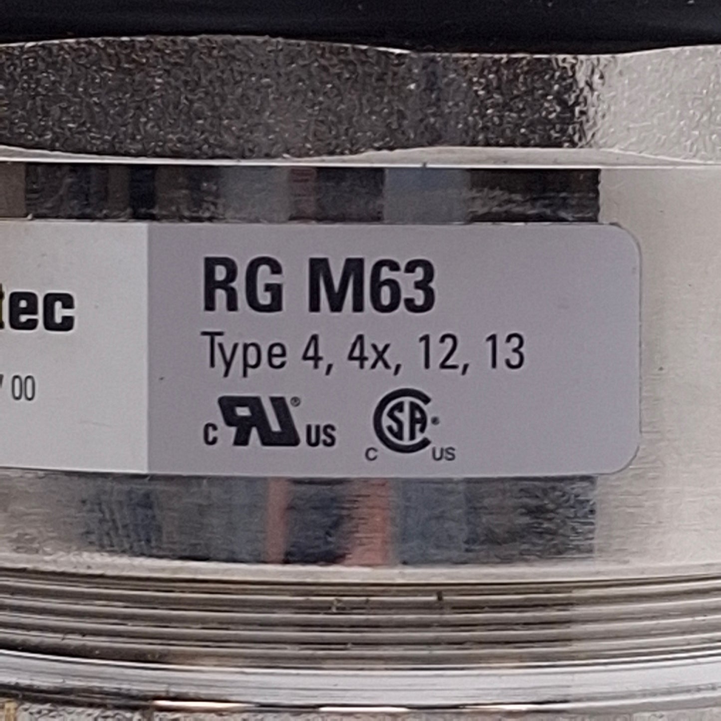 Used Roxtec RG M63/4 Circular 4-Gland Knock-Out Bulkhead Cable Entry Seal Ø3.5-16.5mm