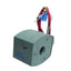 Used ASCO 238610-158D MP-C-080 Red Hat Solenoid Coil 220/240VAC 50-60Hz, 9/16" ID