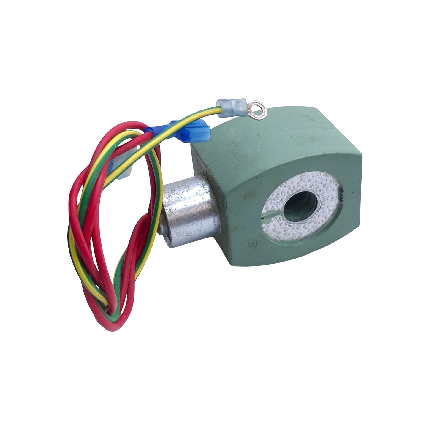 Used ASCO 238610-158D MP-C-080 Red Hat Solenoid Coil 220/240VAC 50-60Hz, 9/16" ID