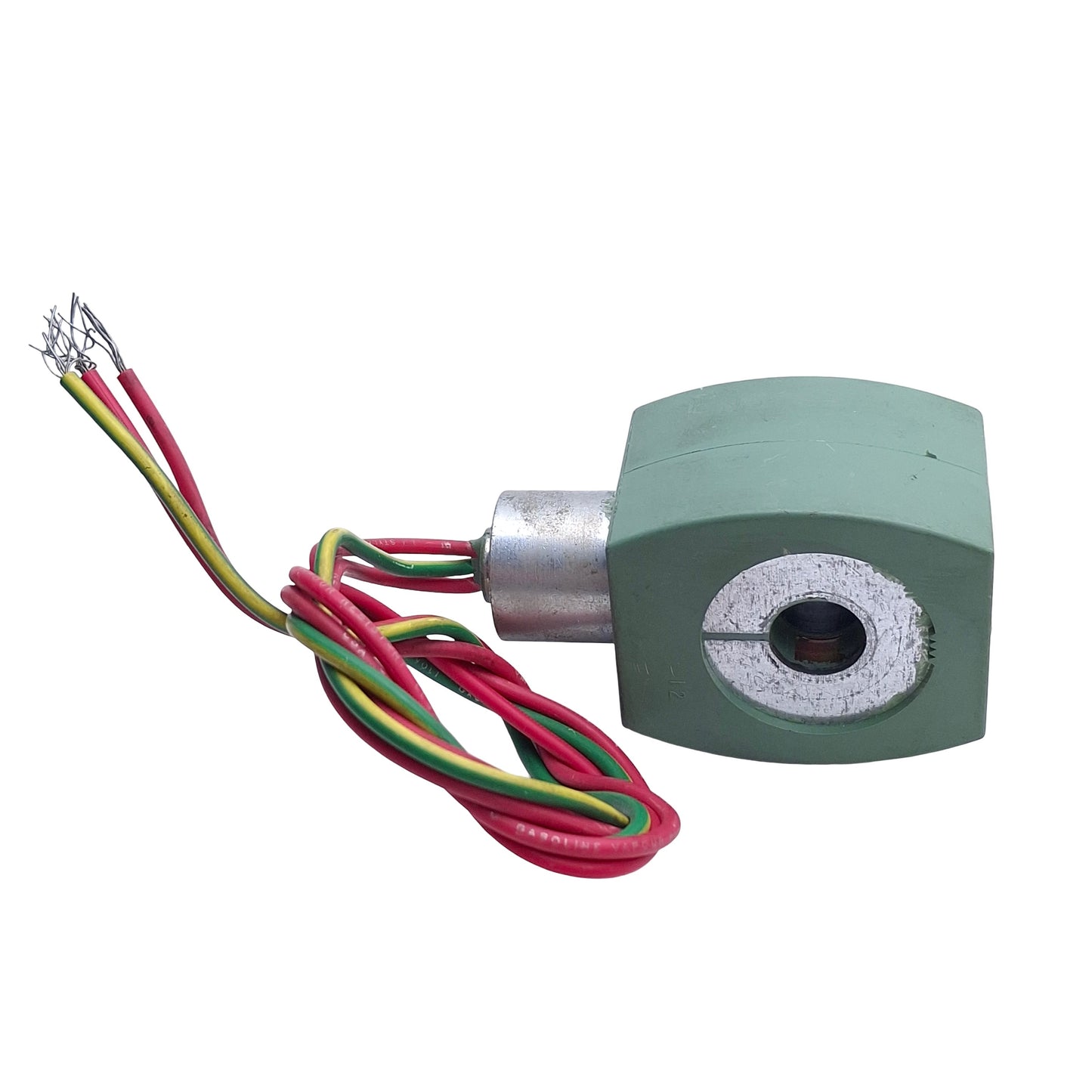 Used ASCO 238610-006D MP-C-080 Red Hat Solenoid Coil, Coil Voltage: 24VDC, 9/16" ID