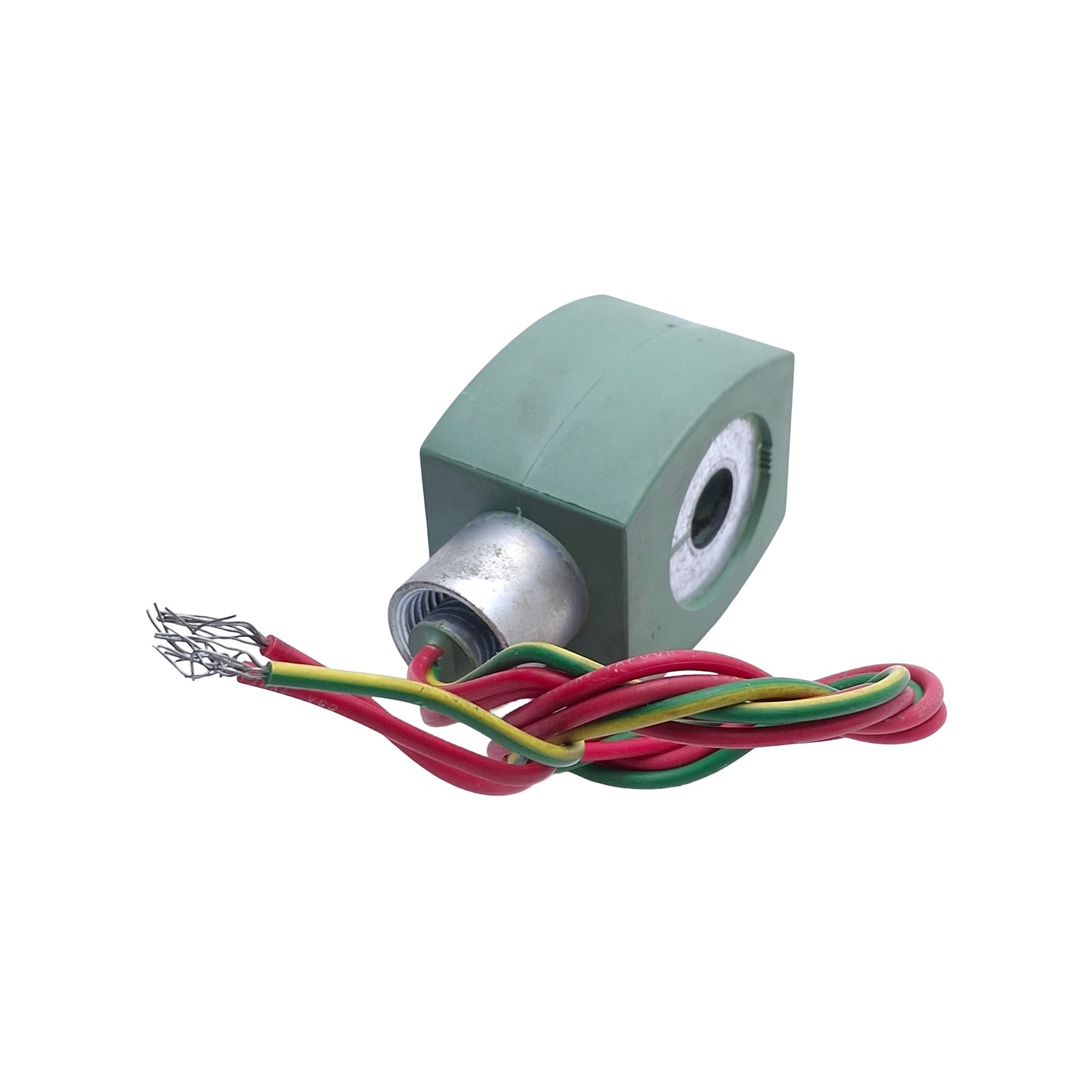 Used ASCO 238610-006D MP-C-080 Red Hat Solenoid Coil, Coil Voltage: 24VDC, 9/16" ID