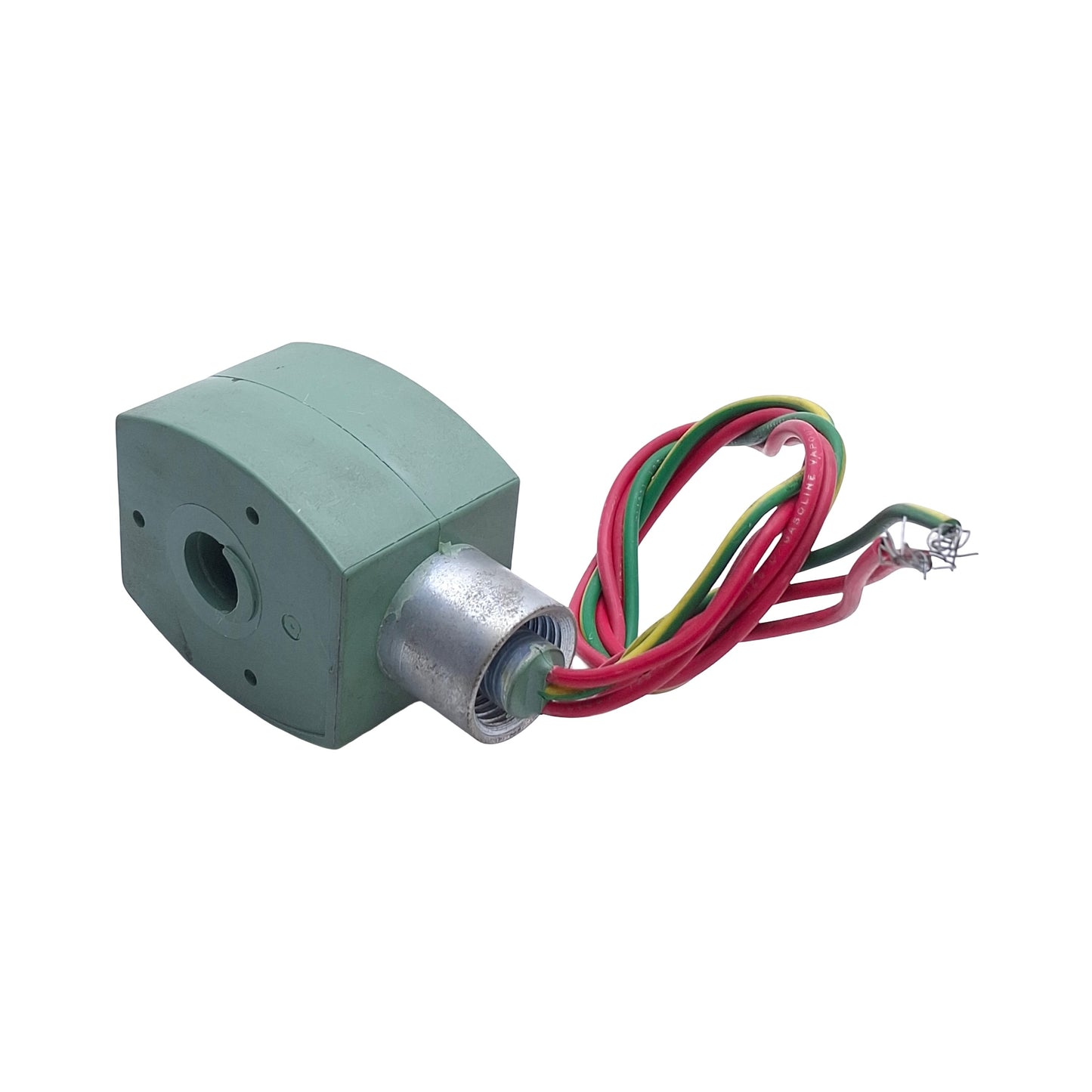 Used ASCO 238610-006D MP-C-080 Red Hat Solenoid Coil, Coil Voltage: 24VDC, 9/16" ID