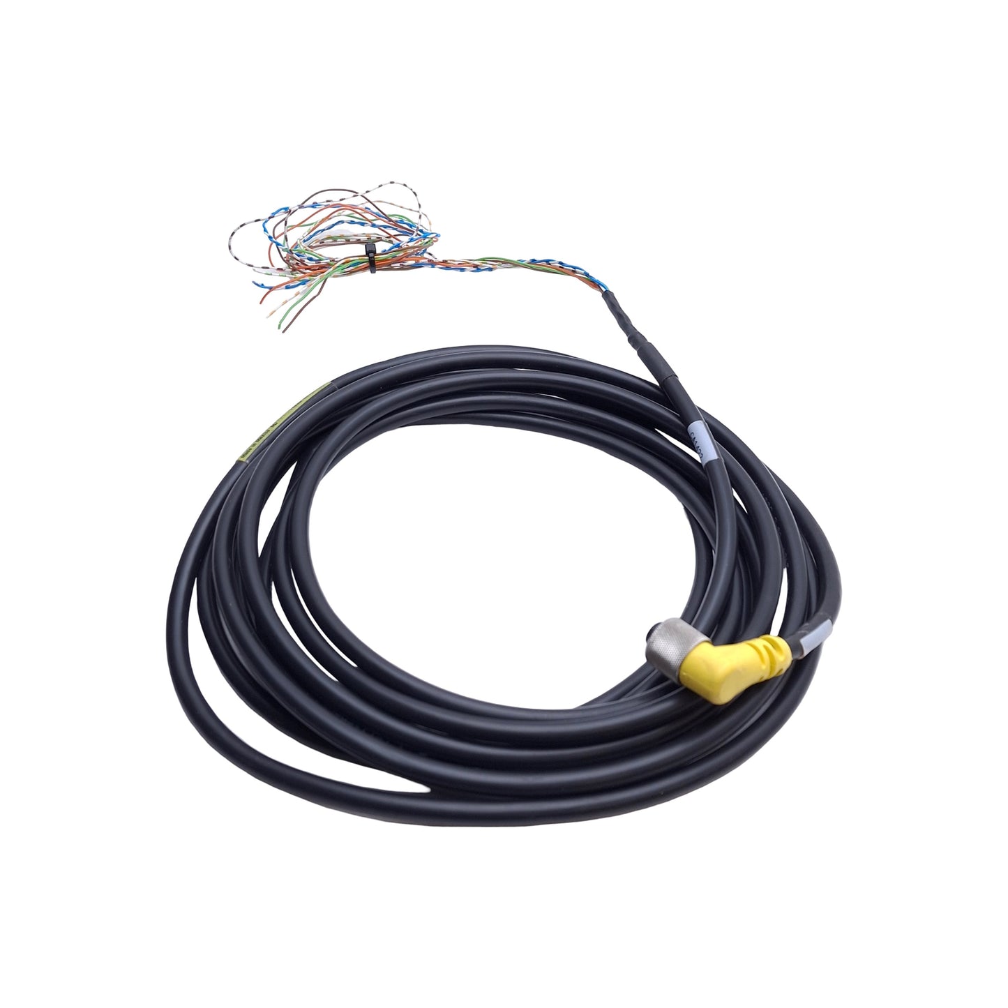 Used Cognex 849010402 In-Sight Vision Camera Cable, M12 8-Pin 45° Key, 15ft Length
