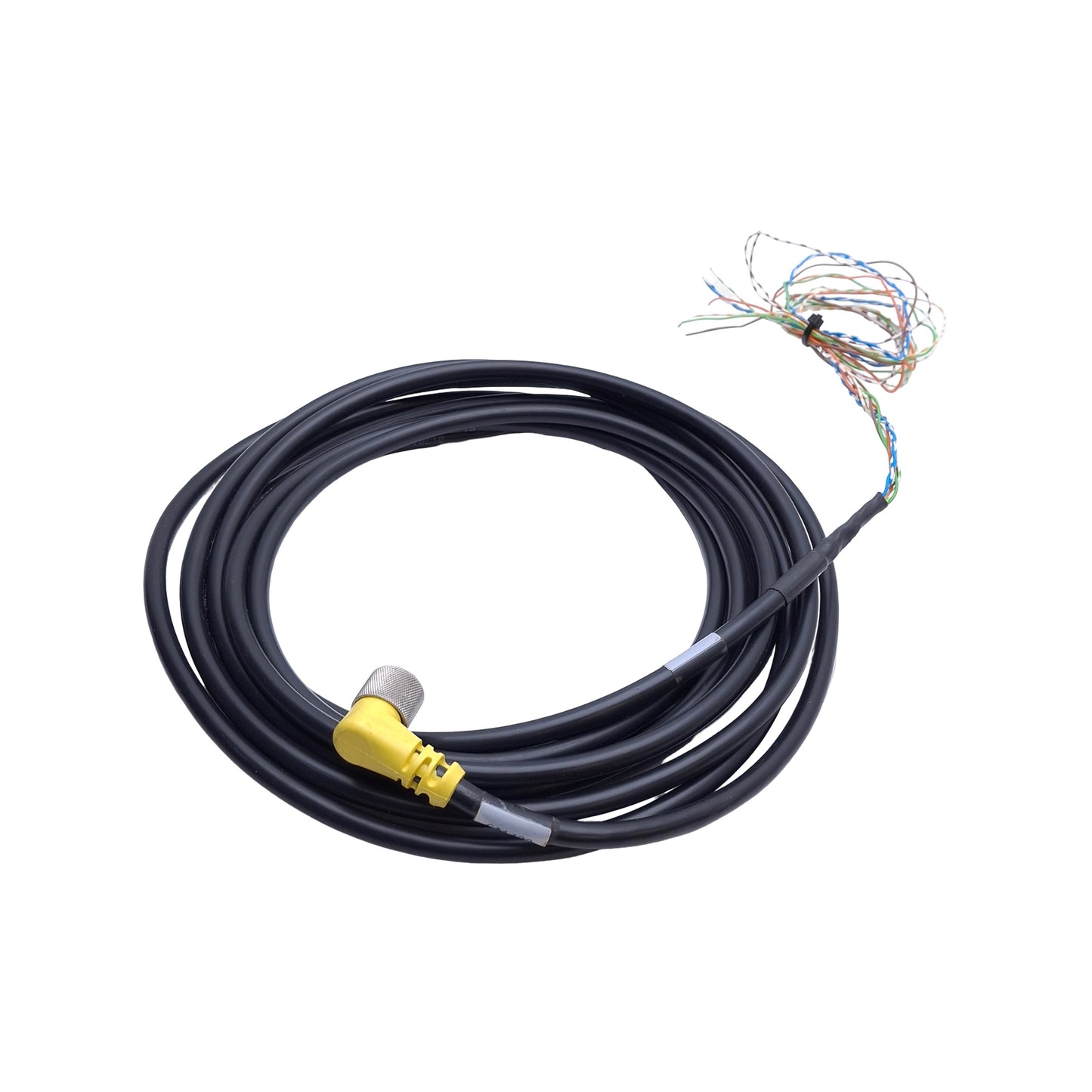 Used Cognex 849010402 In-Sight Vision Camera Cable, M12 8-Pin 45° Key, 15ft Length