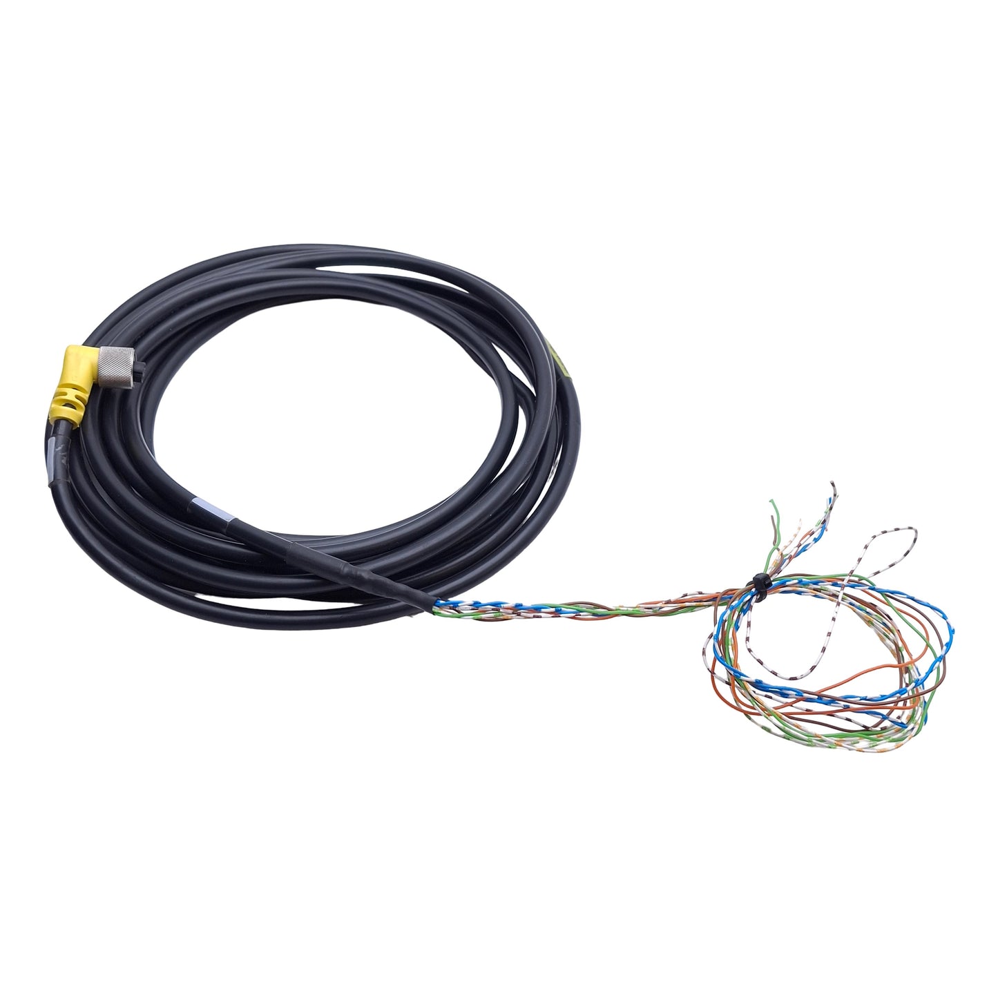 Used Cognex 849010402 In-Sight Vision Camera Cable, M12 8-Pin 45° Key, 15ft Length