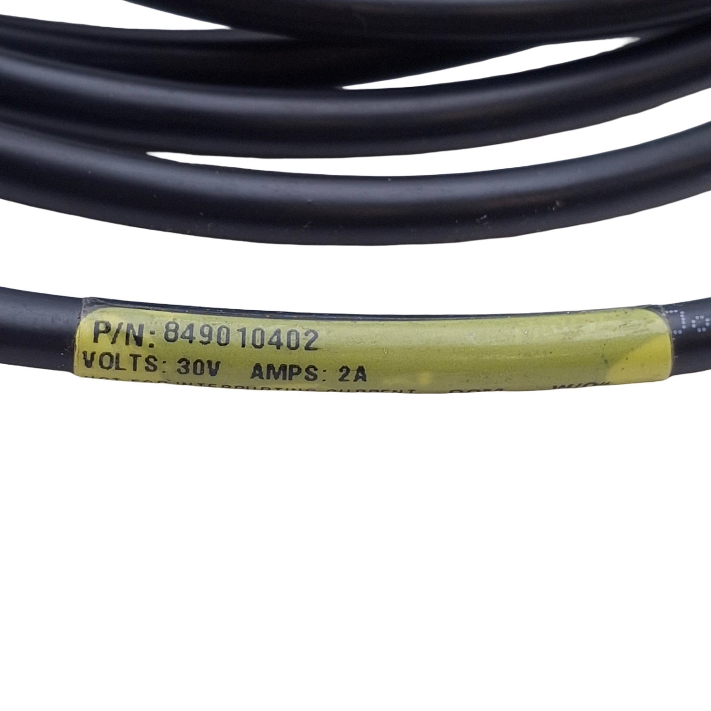 Used Cognex 849010402 In-Sight Vision Camera Cable, M12 8-Pin 45° Key, 15ft Length