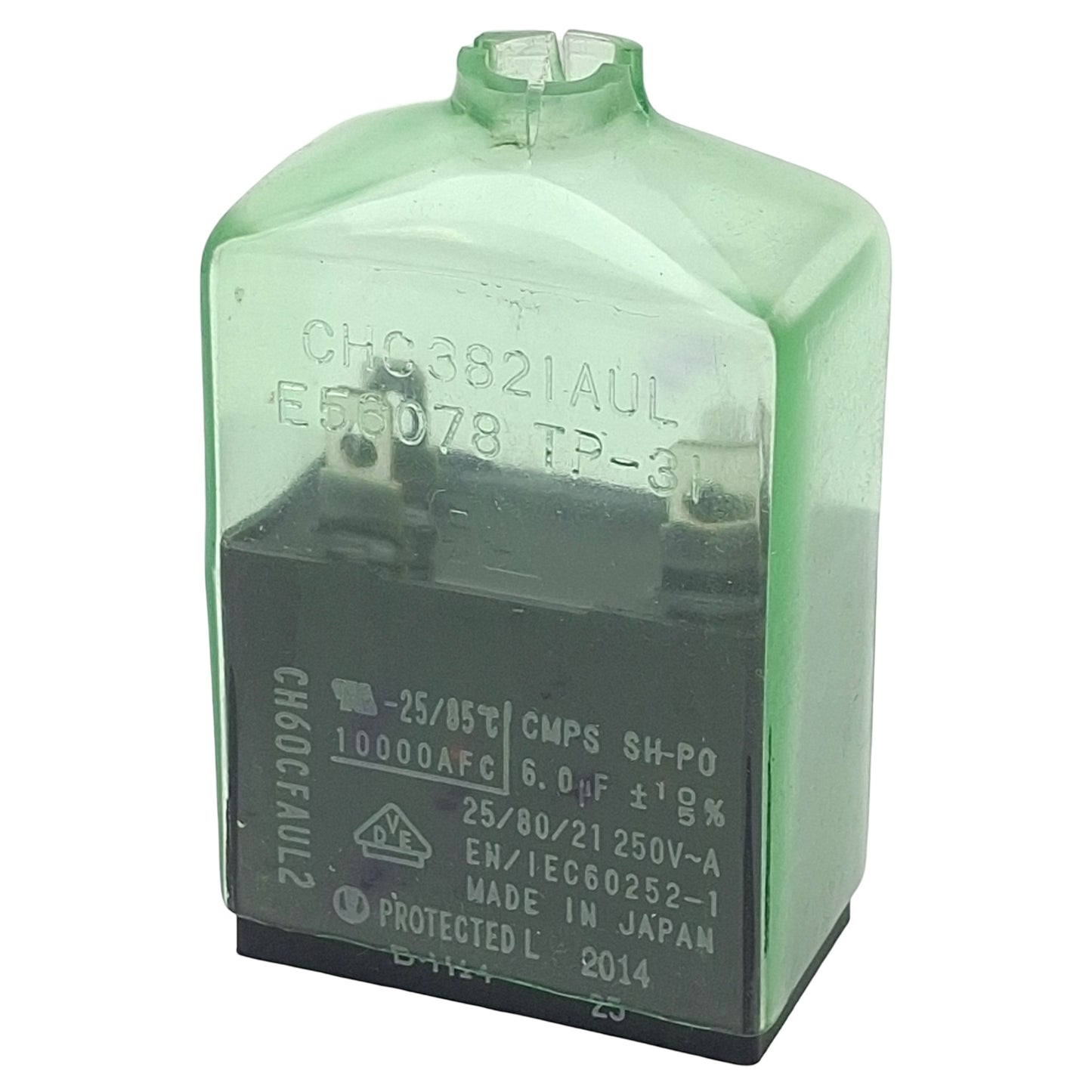 Used Oriental Motor CH60CFAUL2 Replacement Capacitor for Torque Motors, 6µF, 250VAC