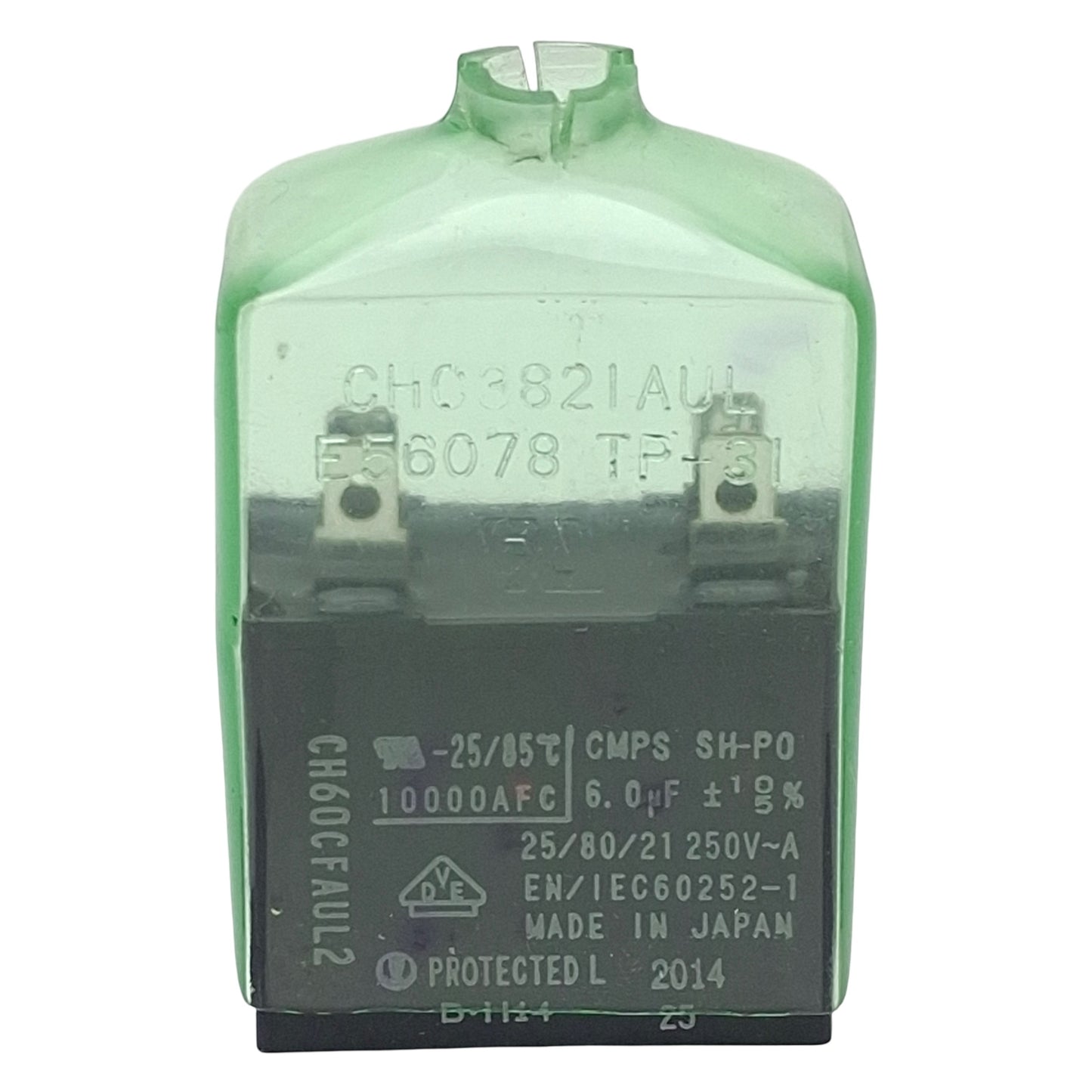 Used Oriental Motor CH60CFAUL2 Replacement Capacitor for Torque Motors, 6µF, 250VAC