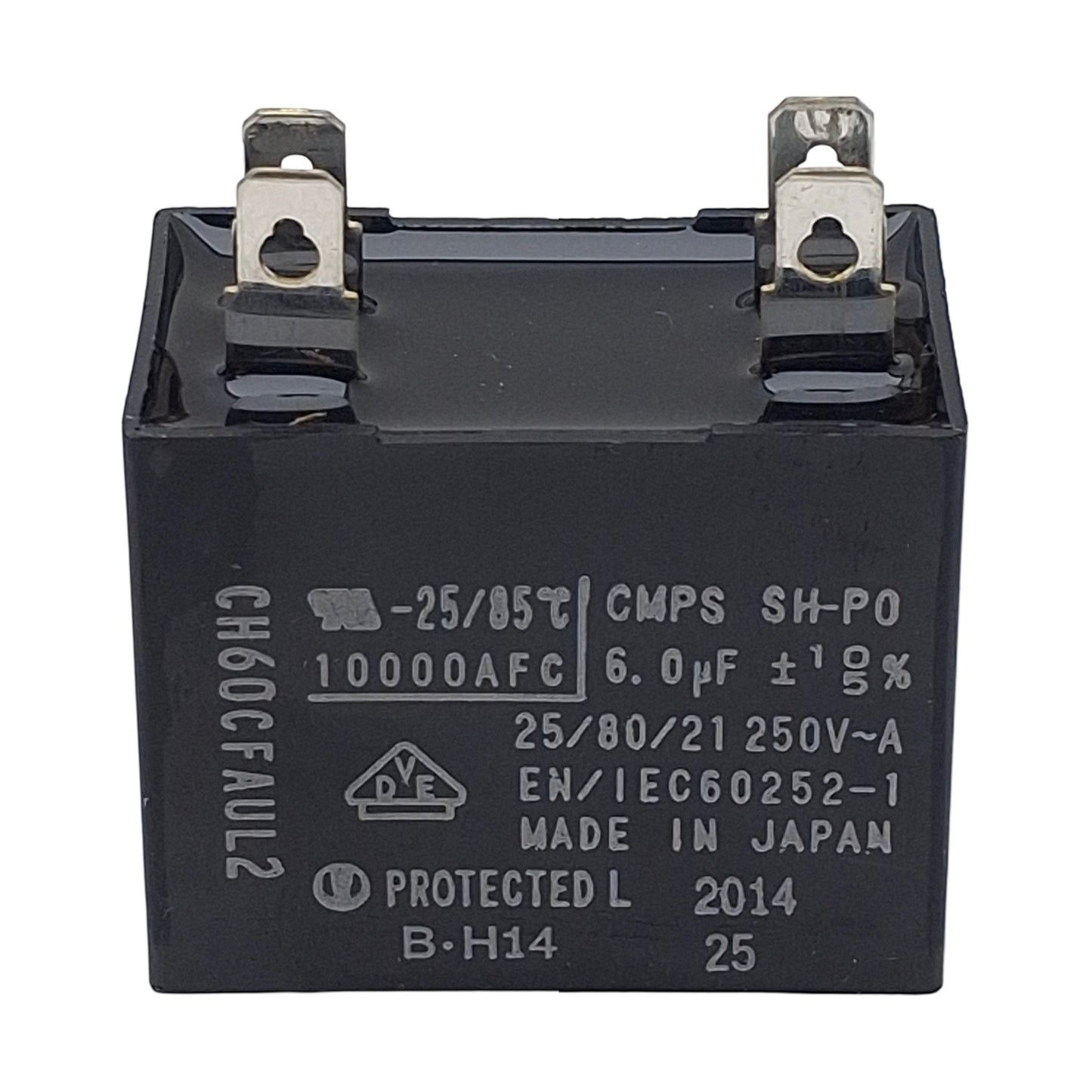Used Oriental Motor CH60CFAUL2 Replacement Capacitor for Torque Motors, 6µF, 250VAC